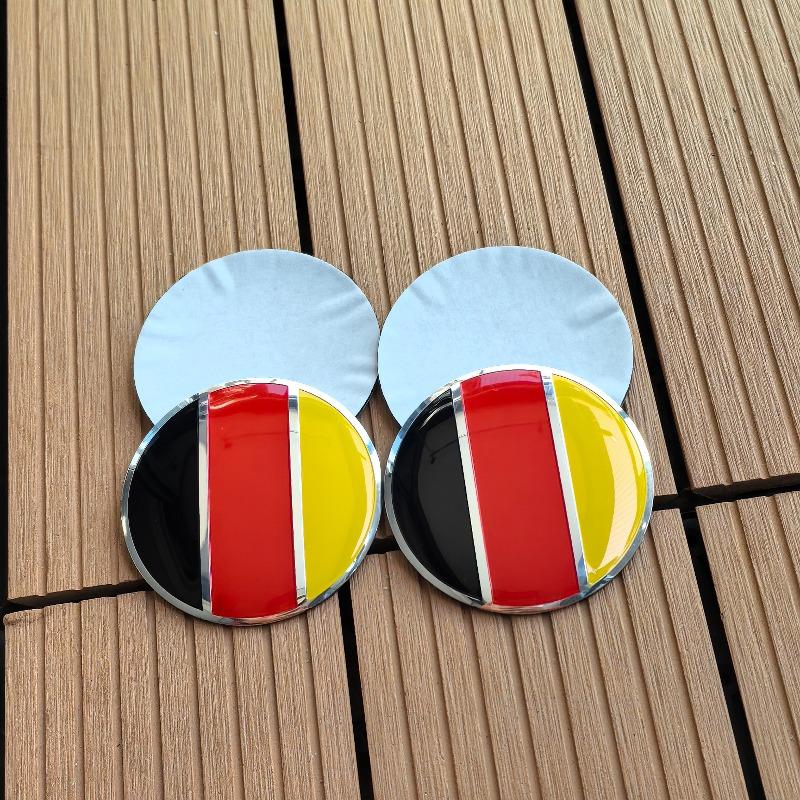 4pcs 56mm Metal Wheel Badge | Self-Adhesive Wheel Cover Protection Stickers Suitable for Wheel Cover Protection Stickers Suitable