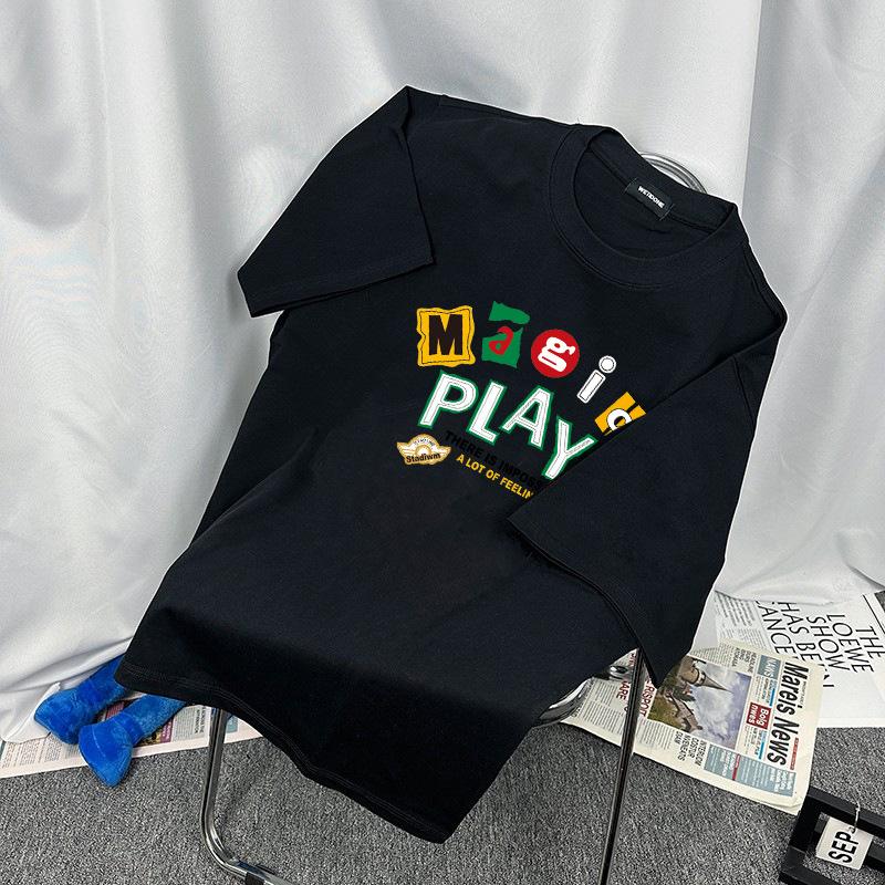 

2025Printed Short Sleeve Plus Size Women s Short Sleeve T-Shirt Summer Loose Women s T-Shirt High Quality Letter Pattern CCXX236 S