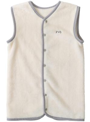 Aqua Mofua Baby Size Small Prevents Colds While Premium Microfiber Wearable Ivory X 50712208 2-Way Sleeper, (50-70cm), Warm, Sleeping, Blanket, Vest,