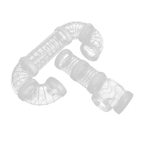 Transparent Hamster Rat Squirrel Cage Tunnel Tube Climbing Toy Small Pet Supply