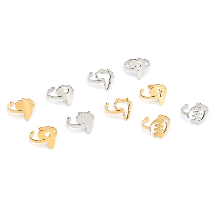 Anelli Anelli Matrimoniali Culturali Africani Anello Regolabile Anello Aperto per Donne Anelli da Dito Eleganti Ornamento