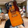 Guitar Violin Fiddle Music Case For iPhone 17 15 14 13 12 11 16 Pro Max Mini Plus 16e 17 Air Bumper Cover Accessories