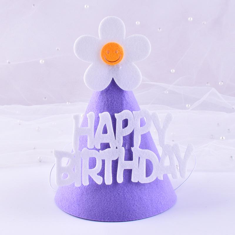 First Birthday Baby Party Hats & Glasses Set - Festive Cake Decoration & Theme Props