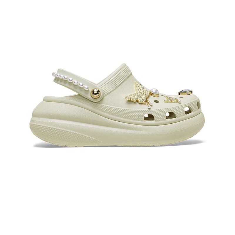 Crocs Butterfly Pearl Puff Clogs