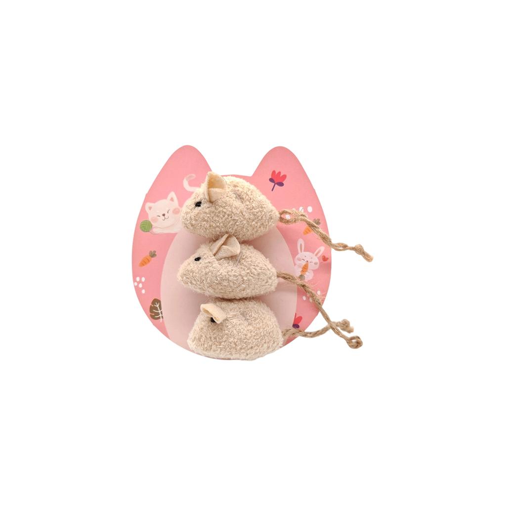Catnip Plush Mouse Cats Toys Set, Interactive Cats Mice Toys With Silvervine & Catnip For Indoor Cats, Teething & Hunting Chew Toys, Value Pack