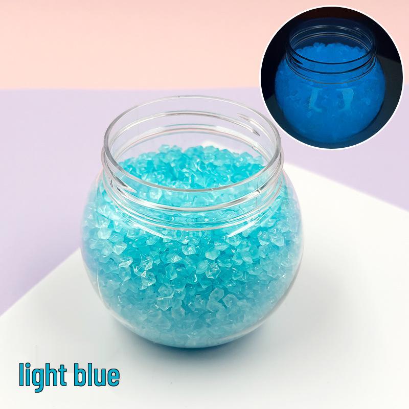 Luminous 3-5mm Sand Stones: Glowing Resin Pebbles for Aquarium, Garden, and Landscaping Decoration.