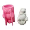 Animal Statue Silicone Molds Epoxy Resin Molds Castings Molds 3D Frogs Candle Molds Plasters Molds for Home Decoration