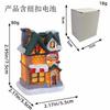 1~6pcs LED Night Light Christmas Ornaments 2025 Luminous Castle Snow House Sculpture Xmas Decoration for Home New Year Navidad