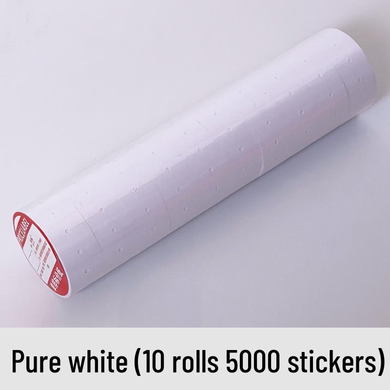 Single Row Price Labels & Coding Paper Tags - 10 Rolls, Free Shipping