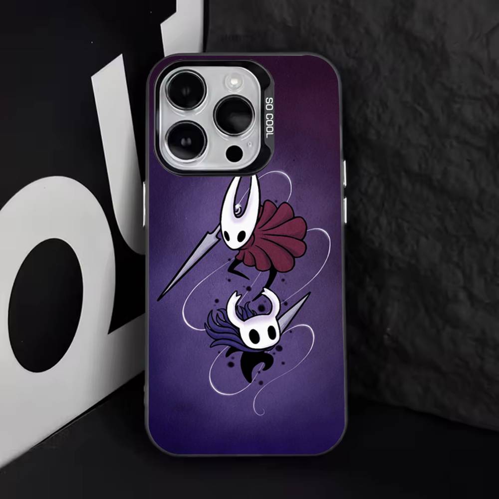 

Cool H-Hollow Knight new Phone Case For iPhone 17,16,15,14,13,12,11,Pro,XS,Max,Plus,Mini,SE4,E Black Matte Shockproof Cover iPhone12