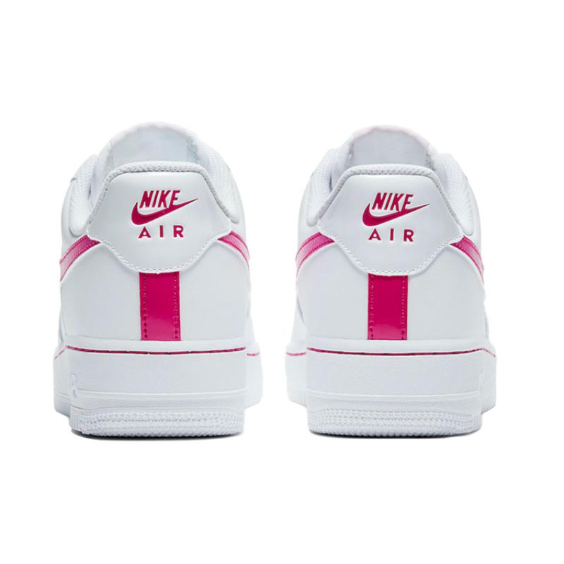 Nike Tênis Feminino Air Force 1 Low Aerógrafo Branco Rosa DD9683-100