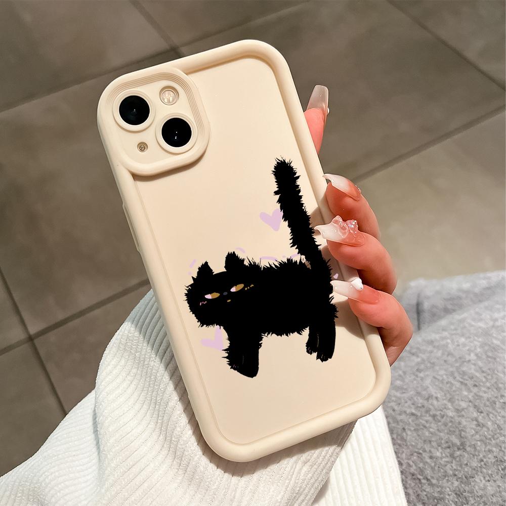 Soft Silicone Phone Casing Full Cover Camera Shockproof Protection Case for Samsung Xiaomi Redmi Poco