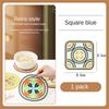Natural Cork Round Cup Mat Drink Coasters Heat Insulation Patterned Pot Holder Mats For Coffee Table Tabletop Kitchen Tools