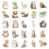 50 3D Small Animal Stickers Not Duplicate Koala Penguin Diy Laptop Decorative Diy Stickers