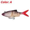 12cm/31g Multi-Section Bionic Soft Fish Lure for Long-Cast Sea Fishing