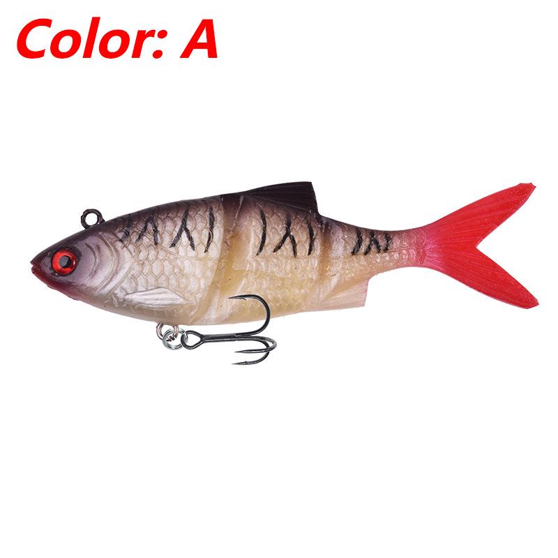 12cm/31g Multi-Section Bionic Soft Fish Lure for Long-Cast Sea Fishing