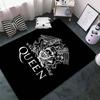 Queen Rock band Carpets and Rug 3D Printing Carpet Floor Mat Living Room Bedroom Large Area Soft Carpet-JM006