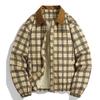 Vintage Jacket, Plaid Loose Top for Men