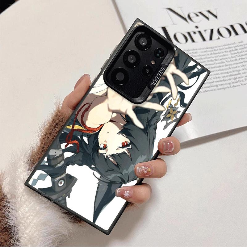 Zenless Zone Zero Hoshimi Miyabi Soft Phone Case for Samsung Galaxy S24 S25 FE S26 Edge S23 Ultra S22 Plus S21 + Shockproof Cove