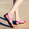 Homens elásticos macios aqua sapatos femininos luz secagem rápida tênis para caminhada à beira-mar sapatos de surf deslizamento-em sapatos de natação tamanho 35-46