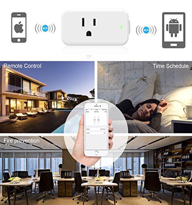 US Standard WiFi Smart Plug with Timer & Alexa Echo Compatibility