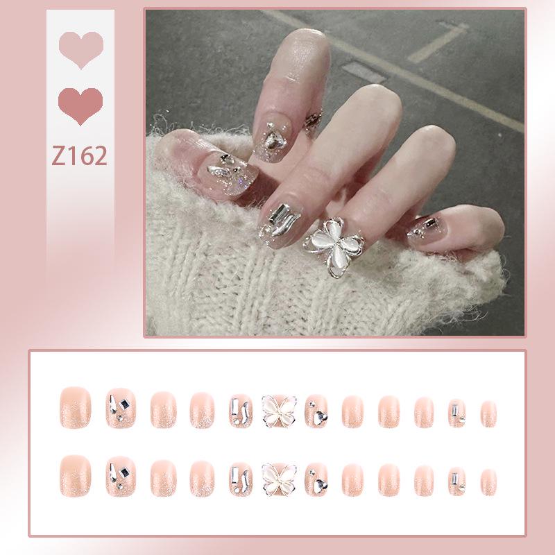 

Хрустальные ногти-бабочки с кошачьим глазом и стразами - стиль Pure Desire Glue Kit