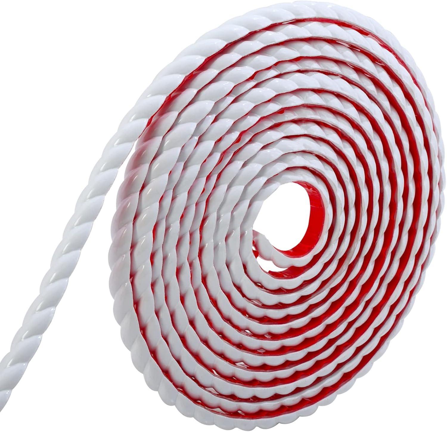 

1pc Home Decoration PVC Self-Adhesive 3D Wall Molding Line Ceiling Baseboard Background Wall Trim Line Frame Border Decor Strip 1cmx1m