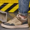 Modische Sicherheitsschuhe für Herren Stahlkappe Schutzschuhe Arbeitsstiefel Durchtrittsicher Unzerstörbare Schuhe Sneaker