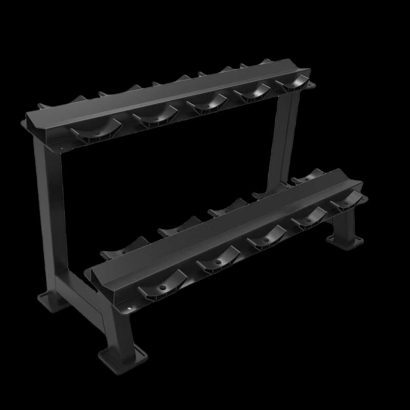 WEZHO Commercial Double-Layer Dumbbell Rack