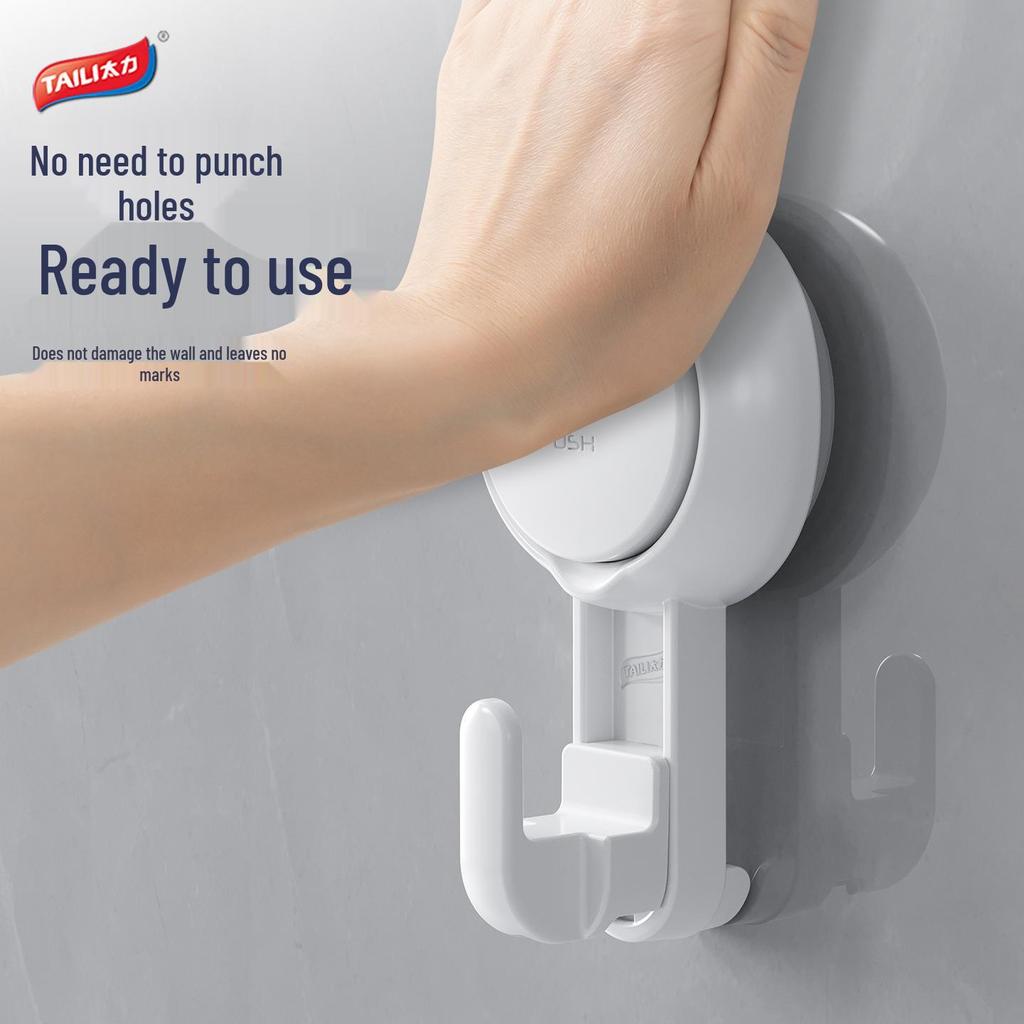 Ultra Suction Cup Hook: Drill-Free, Mark-Free, Heavy-Duty Wall Mount for Kitchen, Bathroom, Towels, and Clothes