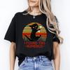 I Found This Humerus T-Shirt Gift Orthopedics Black Cat with Bone Unisex Tee Bla