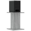 Supports de haut parleurs 2 pcs gris sonoma bois d ingénierie