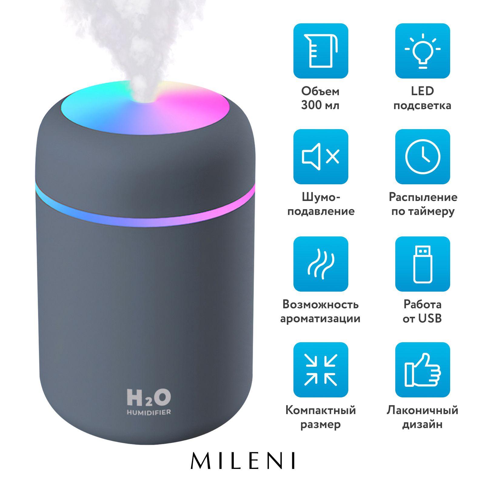 Xiaomi Air Humidifier H2O, black серый