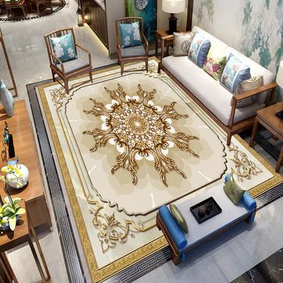 Covor Stil European de Lux pentru Sufragerie Canapea Dormitor Noptieră Birou Hol Intrare Covoraș Antiderapant Modern Modă Covoraș Decorativ