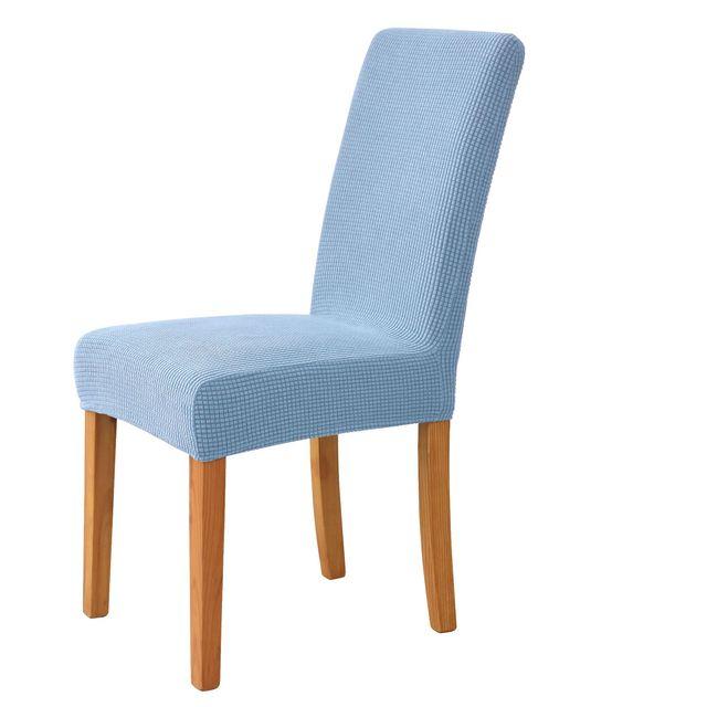 1 Stück Polarfleece-Stoff, Universalgröße, Küchenstuhlbezug, großer, hochelastischer Stuhlbezug, Sitzbezug für Wohnzimmer