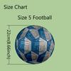 1pc FIFA World Cup Theme Pattern Football, Standard Size 5 Soccer Ball Stylish Sport Football for Competition Play and Training