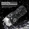 40W High Power USB Type-C Rechargeable LED Flashlight Camping Light With Side Lights and Lampshade Tail with Magnet Suitable for Exploring, Camping