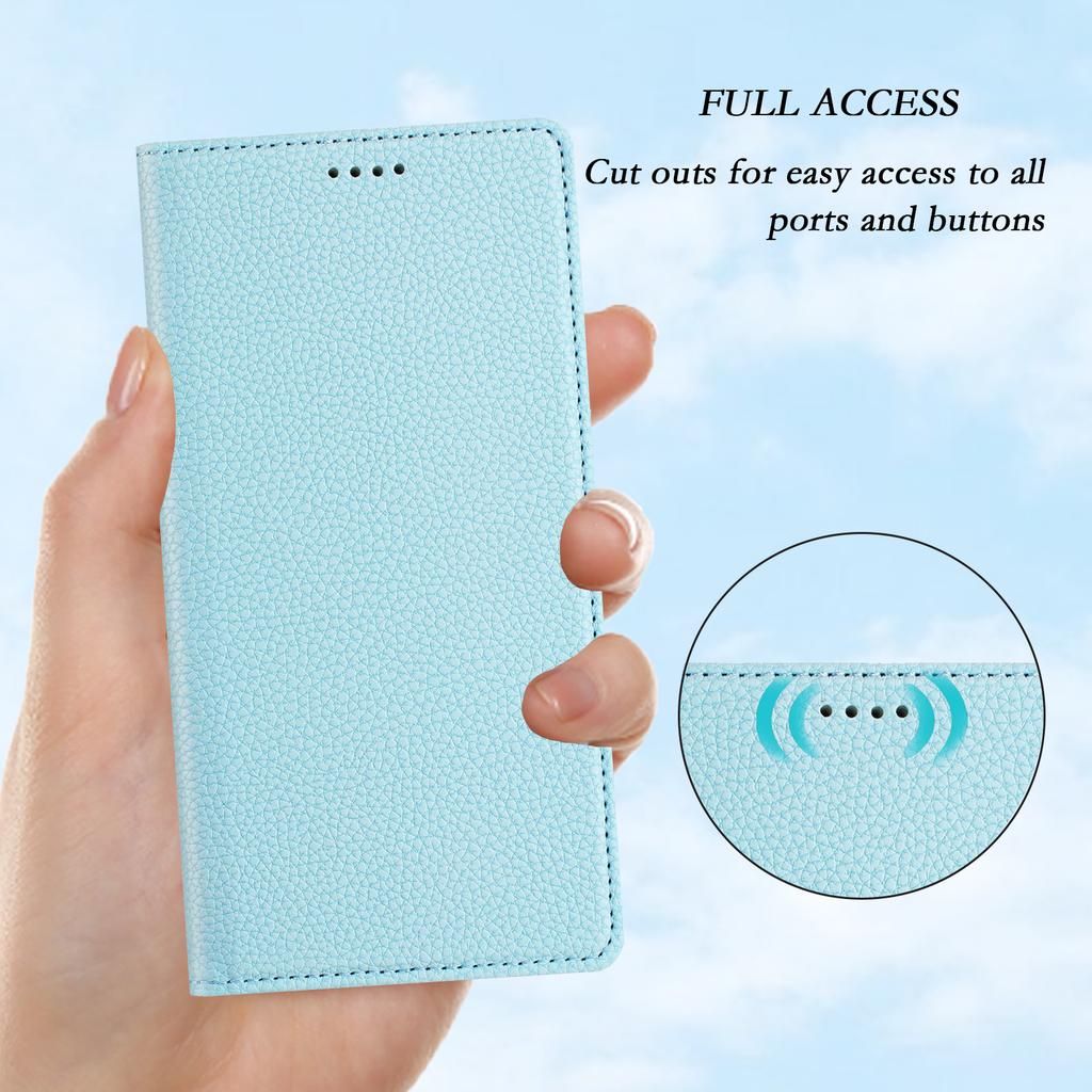 For Oppo K13 5G Wallet Case RFID Blocking Litchi Texture Leather Mobile Cover