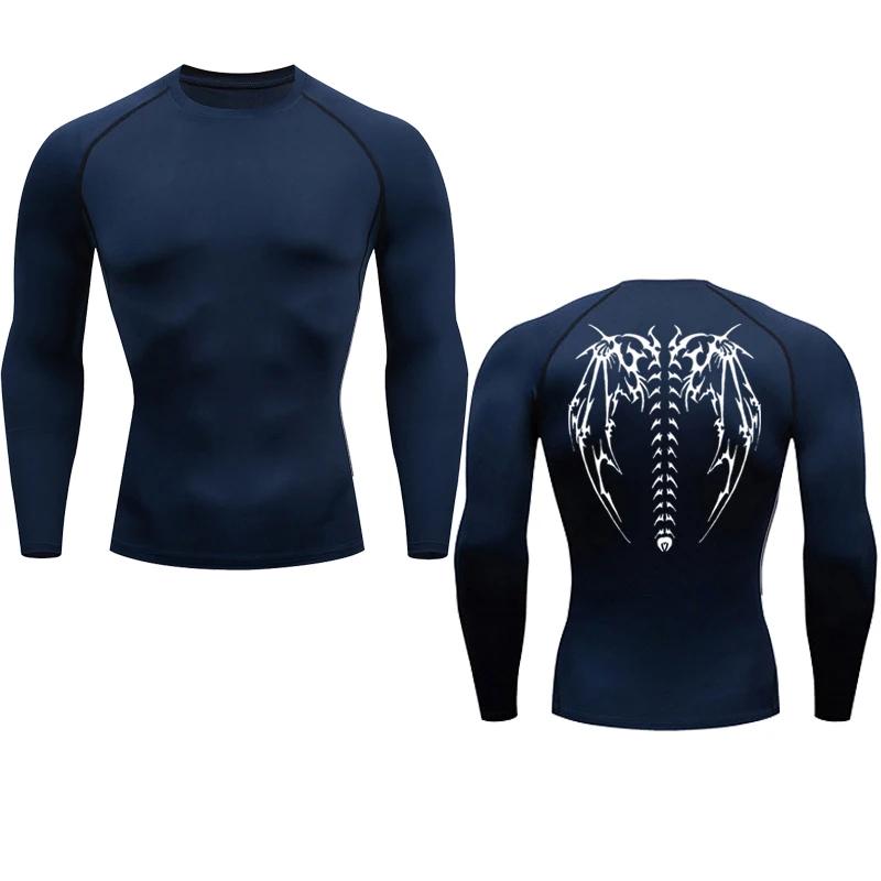 Maglietta Sportiva Uomo Maglia a Compressione Manica Corta Palestra Allenamento Corsa T-Shirt Uomo T-shirt Stampa Animeaderata Fitness Asciugatura Rapida Top