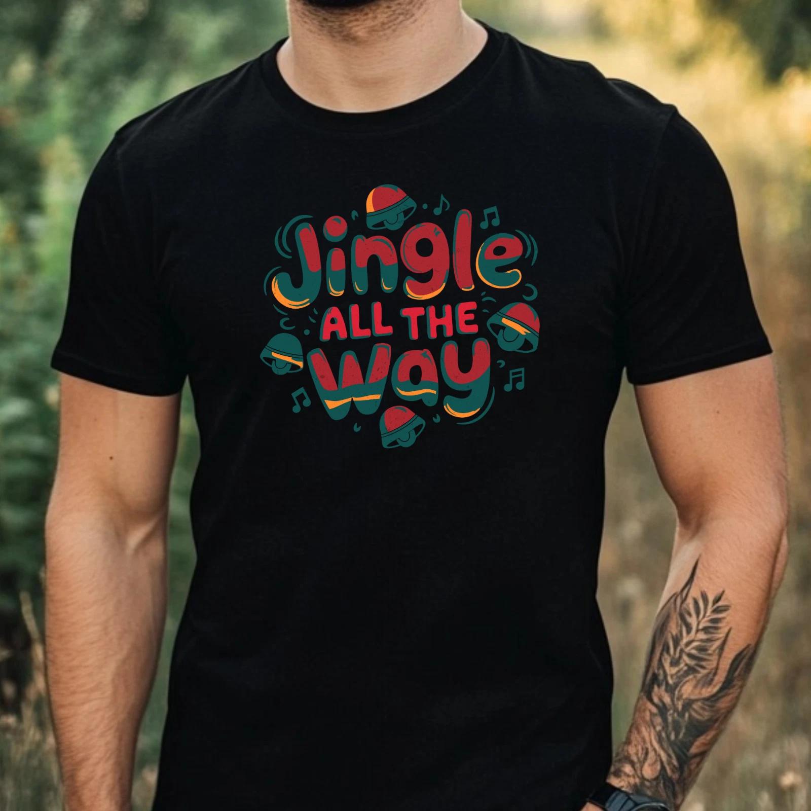 T-Shirt Herren Lustige Süße Weihnachten Motiv Baumwolle Größe XS bis 5XL S