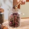 Multifunctional Glass Storage Jar Including Spoon High Borosilicate Glass Sealed Seal for Kitchen Pantries Home Office Use