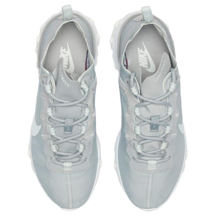 New Nike React Element 55 Wolf Grey Ghost Aqua Women's BQ2728-005
