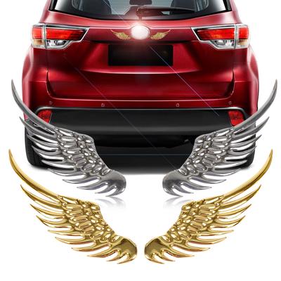 Angel Wings 3D Metal Car Sticker Eagle Wings Personal Car Sticker Window Bumper Body Emblem Sticker