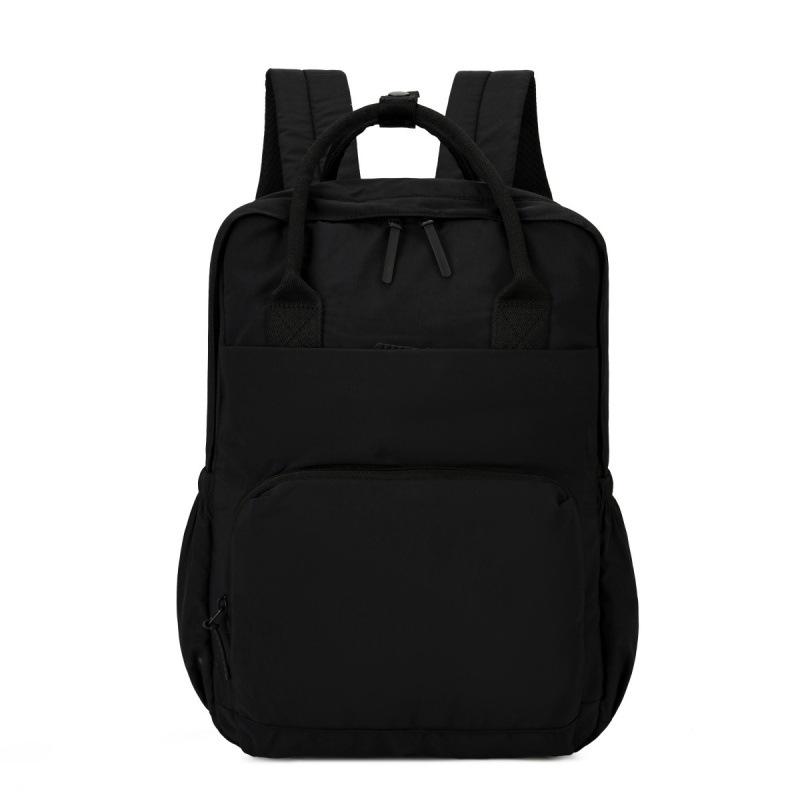 Nylon Travel Backpack 14 Inch Laptop Bag Lightweight Water-Resistant Women College Student Daypack Casual Commuter Large Backpack