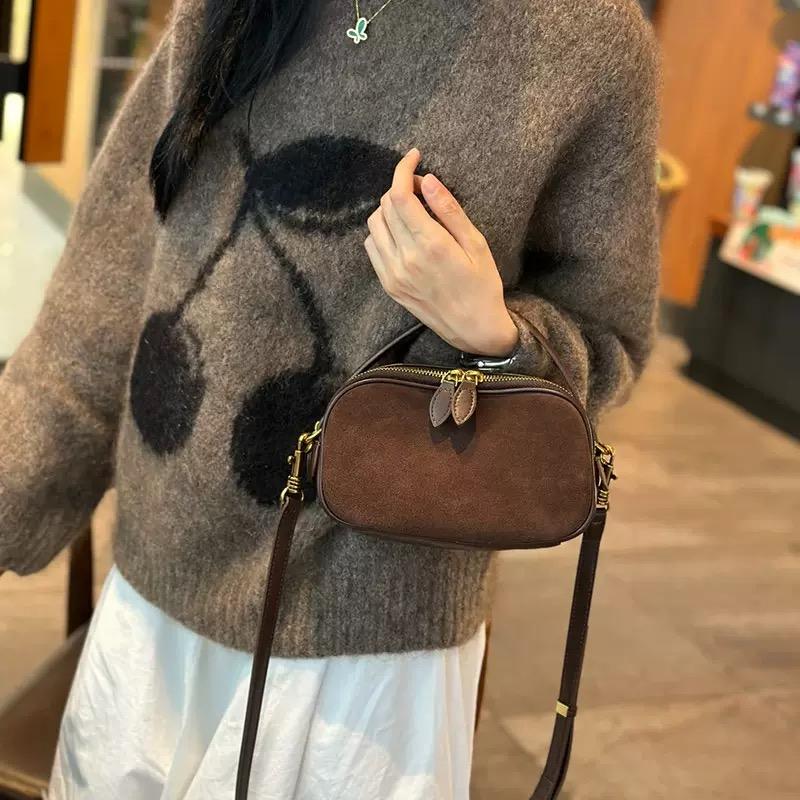 

Woman Cowhide Genuine Leather Shoulder Bag Ladies High Quality Leather Handbag Female Fashion Luxury Design Crossbody Bag Women