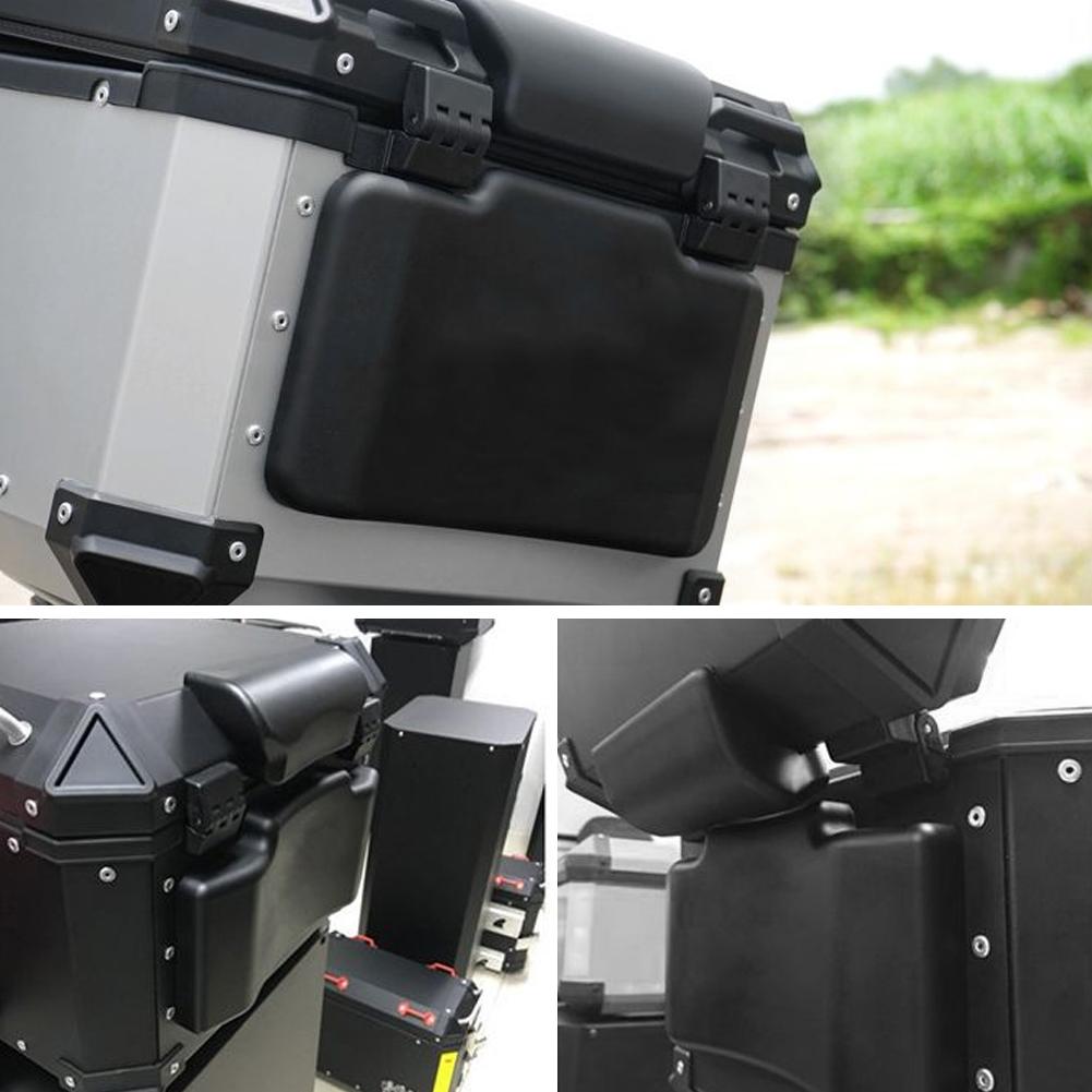 9 Stil Motorrad Sozius Rückenlehne Rückenpolster Universell Selbstklebend Stoßfest Moto Heck Top Case Box Gepäckpolster