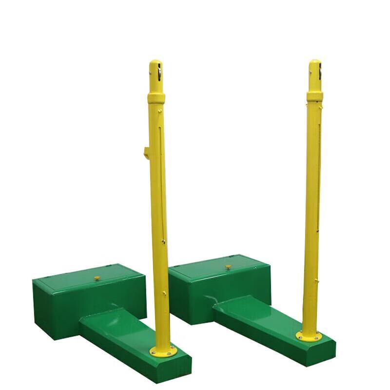 JEEANLEAN Gear-Adjustable Volleyball & Badminton Net Pole