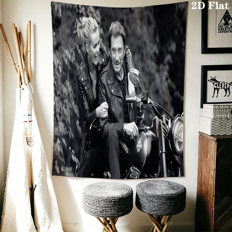 Ride Wild Style Tapestry Wallmounted Background Cloth Work Of Art Wall Covering Decoration Background Wall Hanging Cloth