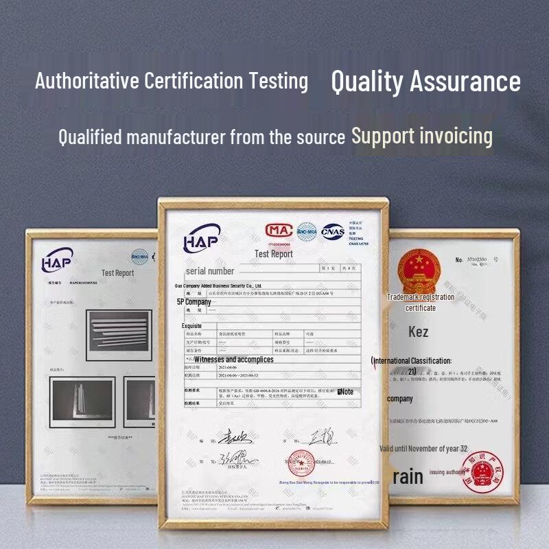 ZISIZ Individually Wrapped Degradable Straws