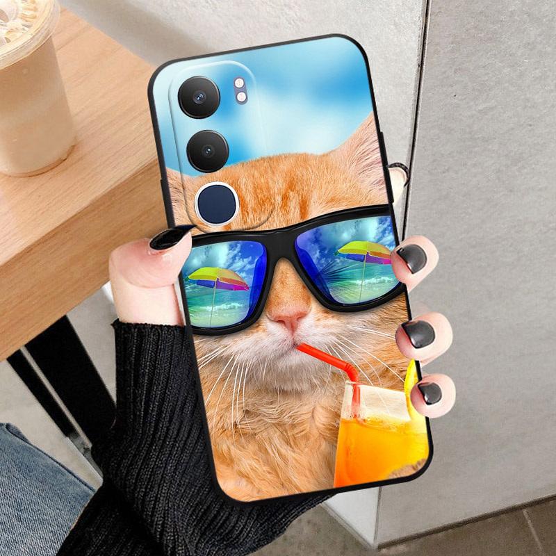 For VIVO Y19S 4G Phone Case Soft Silicone Back Cover Coque For VIVO Y 19 S Cases Black TPU Shockproof Fundas Shell Y19S Capa